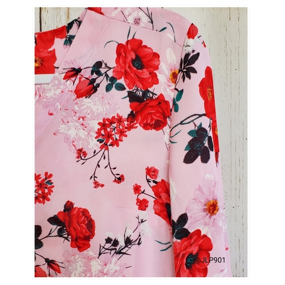 ᴛ ᴛᴀʜᴀʀɪ ᴘɪɴᴋ ғʟᴏʀᴀʟ ʙʟᴏᴜsᴇ - Picture 7 of 10